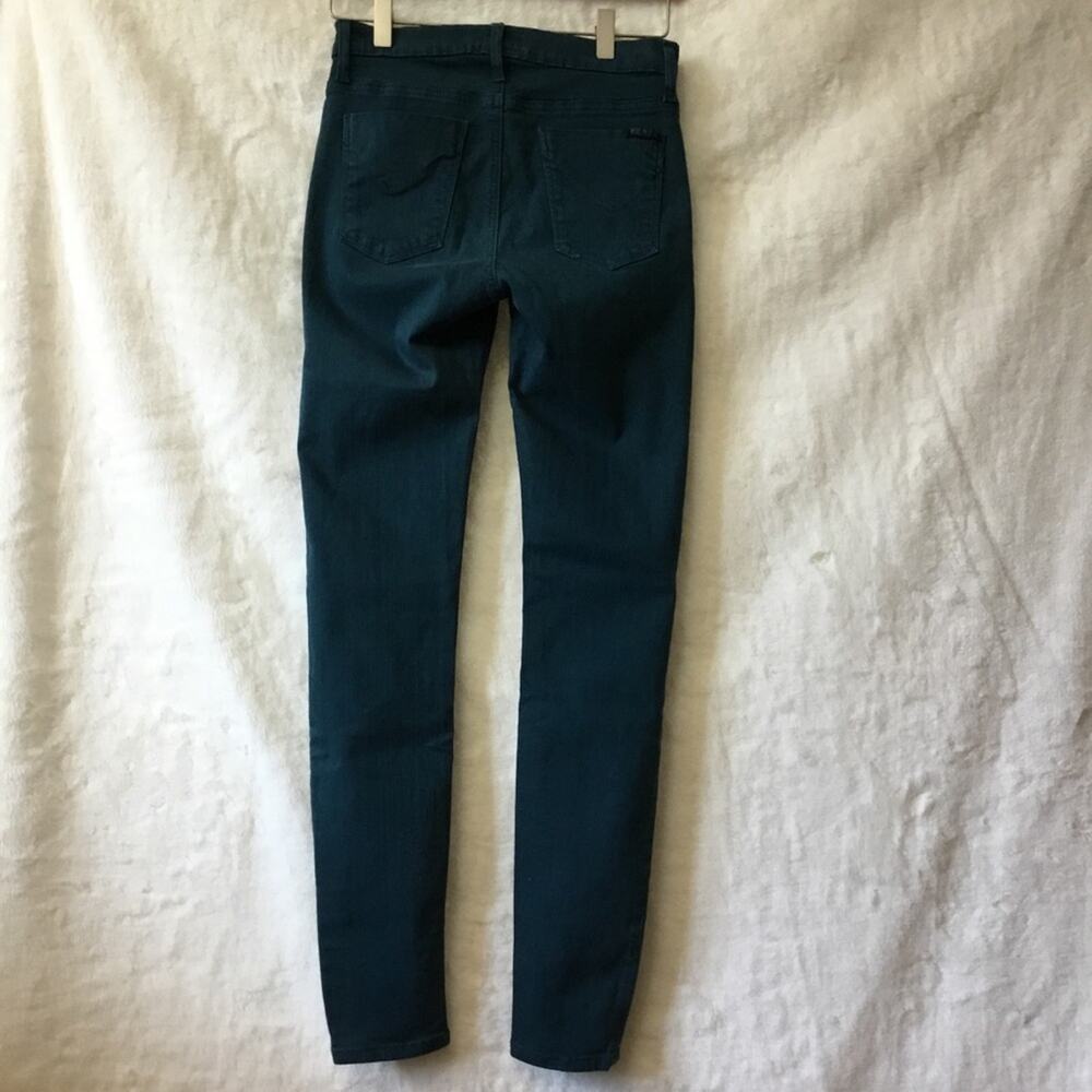 Hudson Teal Nico Super Skinny Mid-Rise Stretch Jeans - Picture 8 of 13